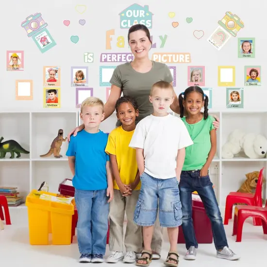 52 Pcs Pastel Pop Classroom Bulletin Decor {3}