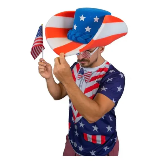 USA Giant Cowboy Hat Oversized Fun for Any Celebration {2}
