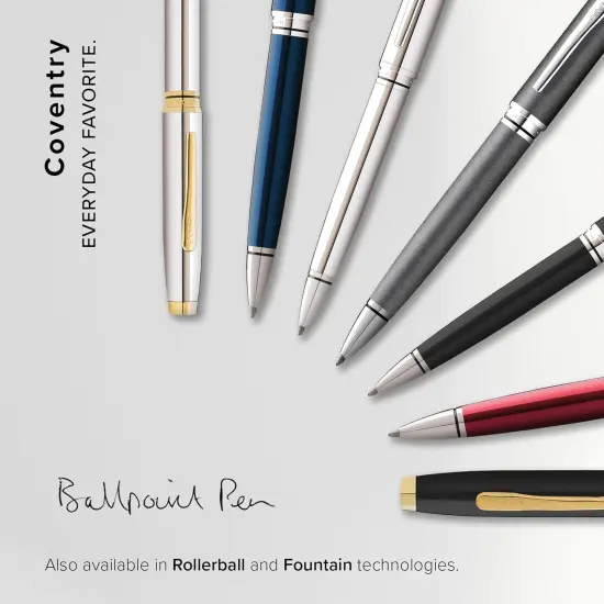 Polished Chrome with Gold-Tone Ballpoint Pen {3}