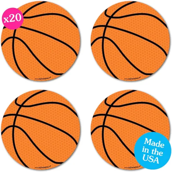 Nothin' but Net - Basketball Decorations DIY Baby Shower or Birthday Party Essentials - Basketball Birthday Decorations - Party Decorations - Set of 20 {1}
