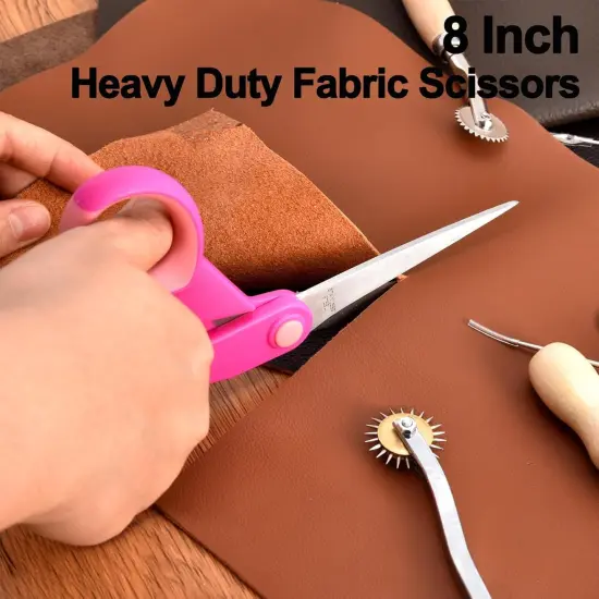 Premium Sewing Scissors Bundle: Heavy Duty Fabric, Detail Embroidery & Small Selvedge Scissors {3}