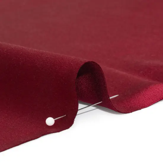 1 Yard Maroon Silk Crepe Back Satin Luxurious Soft Smooth Lustrous Fabric 44 inch Width {2}