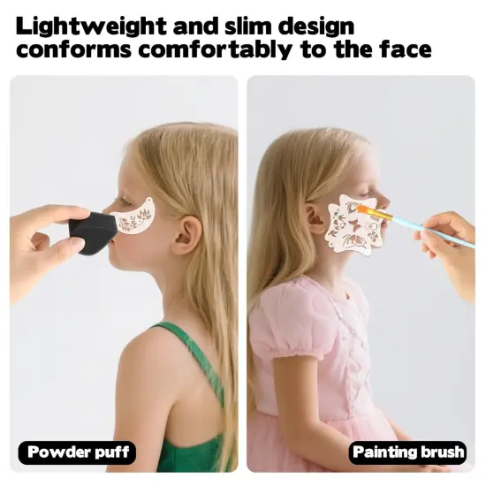 40 +22 Pcs Face Paint Stencils(translucent) {4}