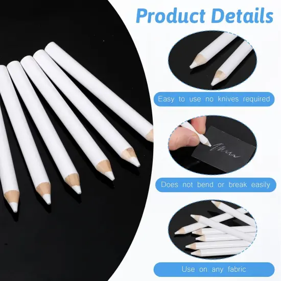 Fabric Pencils for Sewing (white) {2}
