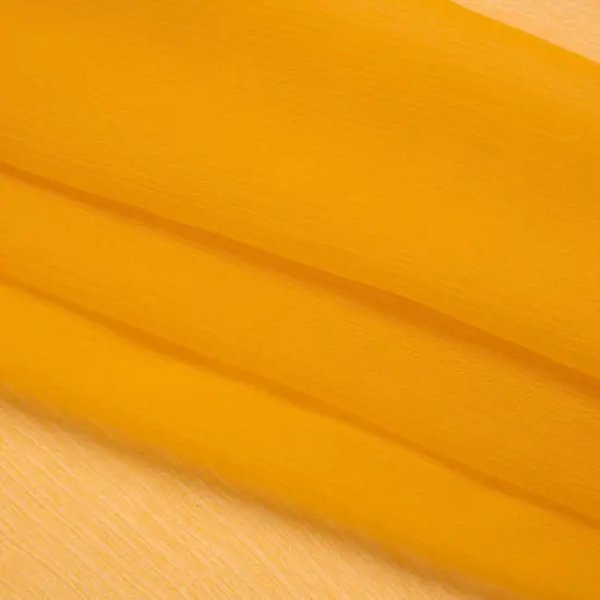 1 Yard Mango Crinkled Silk Georgette Lightweight Designer Deadstock Fabric 51 inch Width {4}