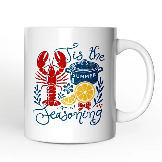 Crawfish Boil Season Summer Mug, Seafood Funny Retro Gift {1}