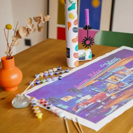 Summer Nites &ndash; Paint by Numbers Kit | DIY Painting | Canvas Art for Adults {4}