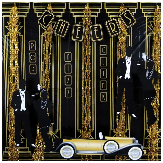 6 Pack Bulk Roaring 20's Party Backdrop {3}