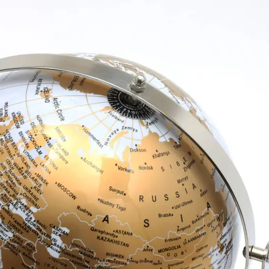 Tabletop Decorative Globe on Aluminum Base-12"(H) {6}