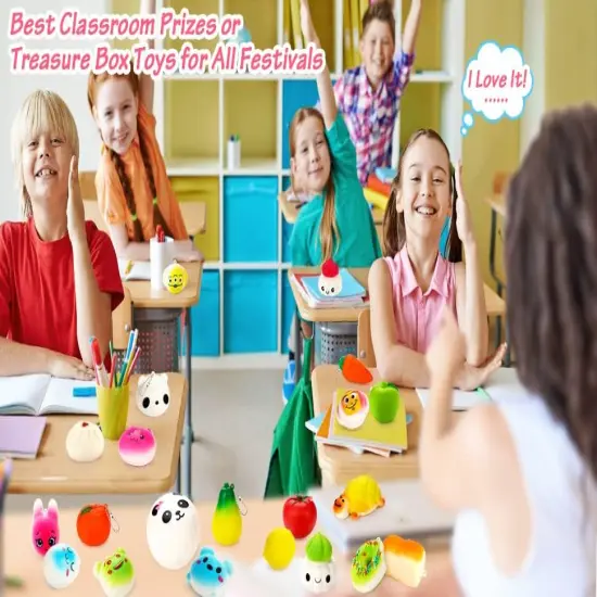 Upgraded Coluans 30Pcs Kawaii Squishies Random Super Slow Rising Squeeze Fidget Toy {4}