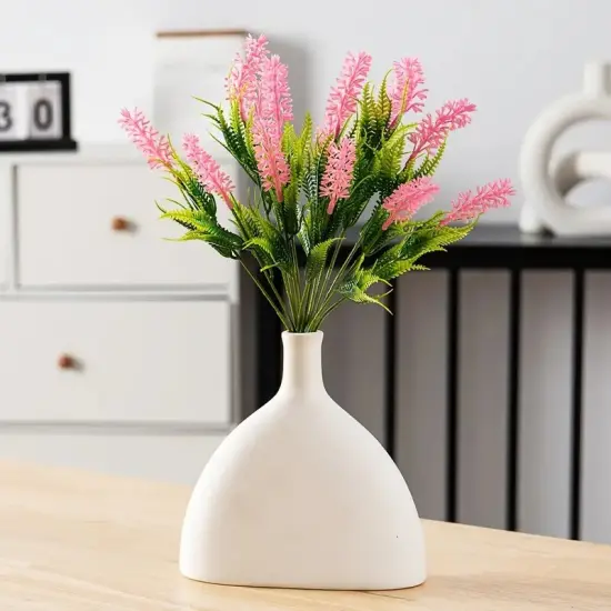 4pcs Lavender Flower Branch for Cheerful Table Decor Pink {2}