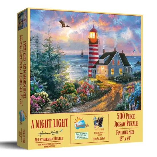 Sunsout A Night Light 500 pc Jigsaw Puzzle 69450 {3}