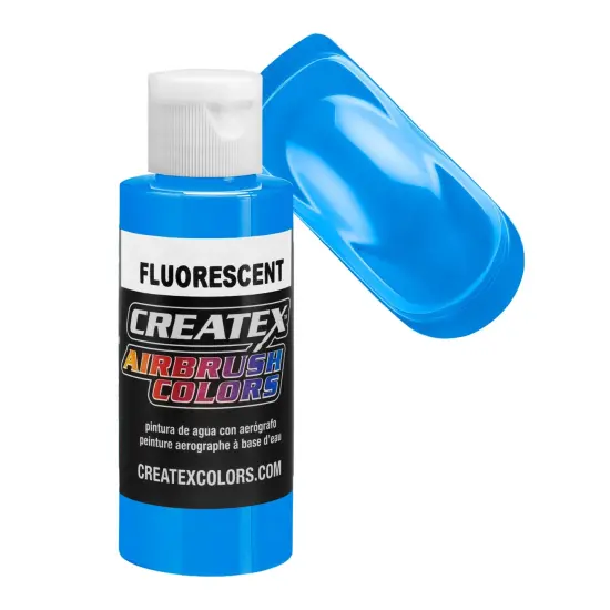 Blue - Fluorescent Neon Airbrush Paint, 2 oz. {1}