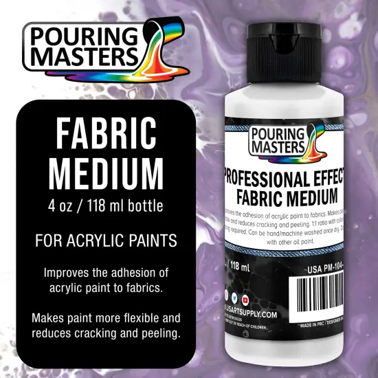 Pouring Masters Professional Effects Fabric Medium - 4 Ounce {2}