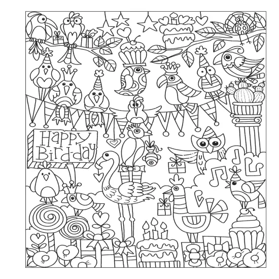 Creative Haven: Fanciful Birds Coloring Book-Softcover {4}