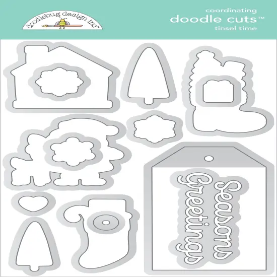 Doodlebug Doodle Cuts Dies-Tinsel Time {1}