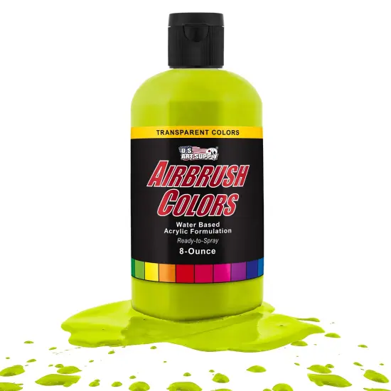 Chartruese, Transparent Acrylic Airbrush Paint, 8 oz. {1}