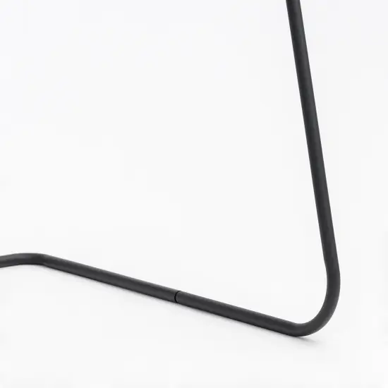 IRIS USA Free-Standing Clothing Rack, Metal Garment Rack, White, Black {4}