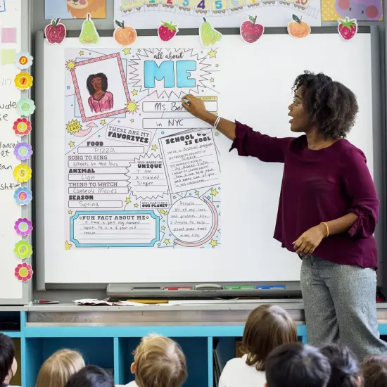 30 Pack Kids All About Me Classroom Posters for Kindergarten, Elementary School Students (17 x 22 In) {2}