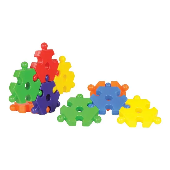Joyn Toys Jumbo Hexagon Manipulative Set - 48 Pieces {5}