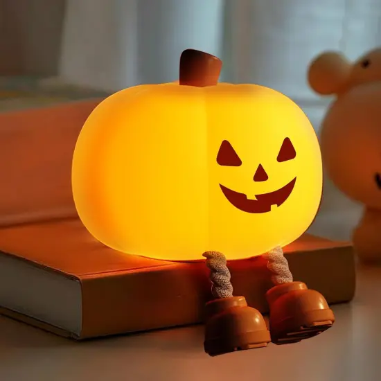 Pumpkin Night Light for Kids {1}