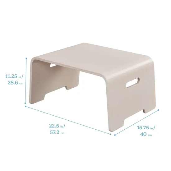 Bentwood Lap Desk with Handles, Activity Table White Wash {2}