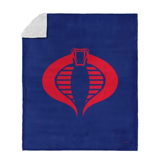 Hasbro GI Joe Symbols Silk Touch Sherpa Throw Blanket {7}