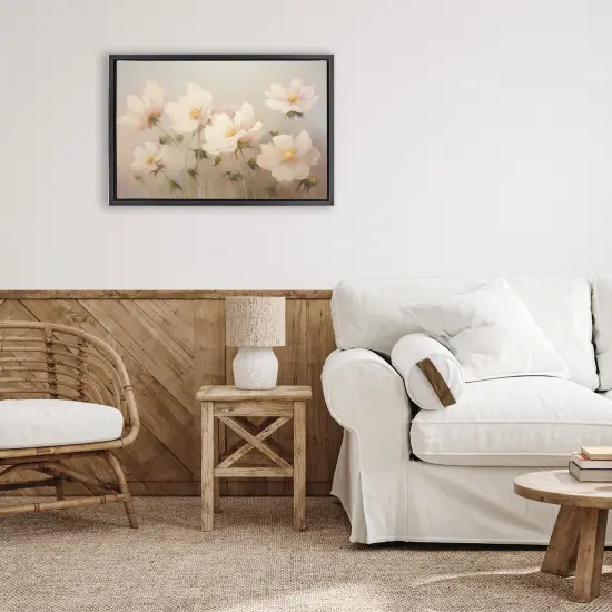 Stupell Industries Faded Pink Blossoms Floating Frame, design by LSR Creative Studio {2}