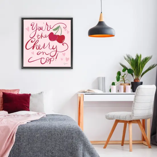 Stupell Industries You're The Cherry On Top Floating Frame, design by Lucille Price {2}