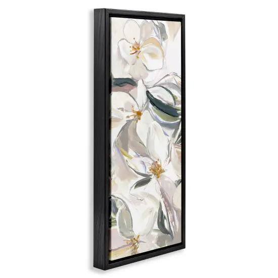 Stupell Industries Neutral Tone Spring Blooms Floating Frame, design by Hannah Dawson {3}