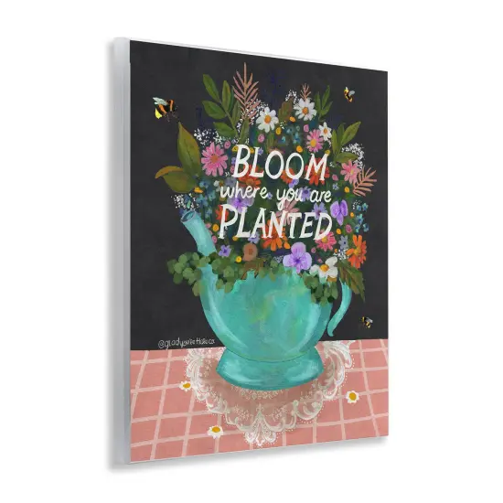 Stupell Industries Bloom Where Planted Bouquet Wall Plaque, design by Glad You're Here Co. {3}
