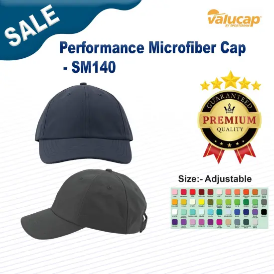 Valucap&reg; Performance Microfiber Cap Grey {3}