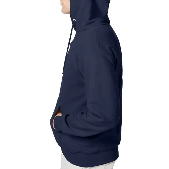 Hanes Ultimate Cotton Hooded Sweatshirt, Winter Casual Multicolor Hooded Sweater jacket Navy {3}