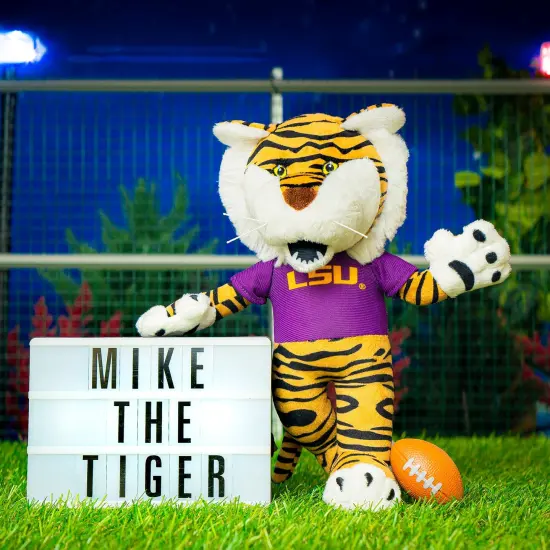 Bleacher Creatures LSU Mike the Tiger 10" Mascot Plush {2}