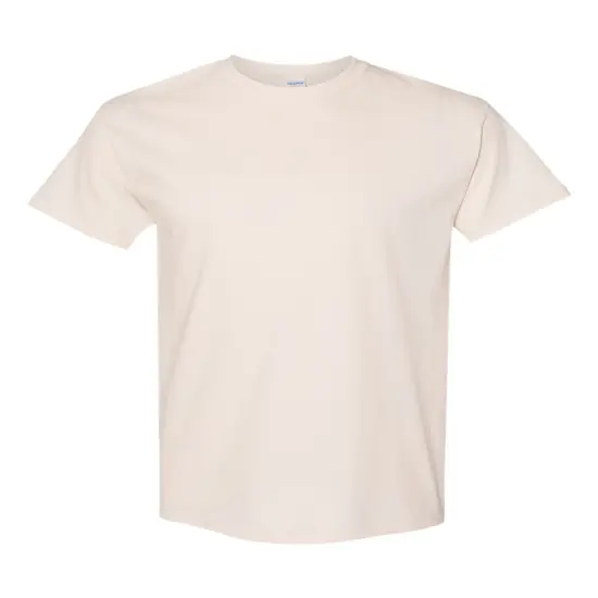 Gildan&reg; Heavy Cotton Short Sleeve Crew-Neck T-Shirt Natural {2}