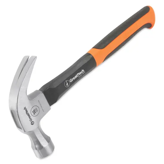 GreatNeck Fiberglass Curved Claw Hammer {1}