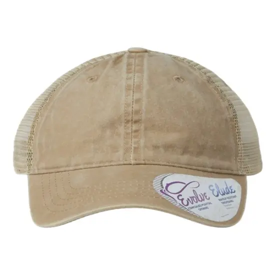 Infinity Her&reg; Women's Washed Mesh Back Cap Khaki/ Camo {1}