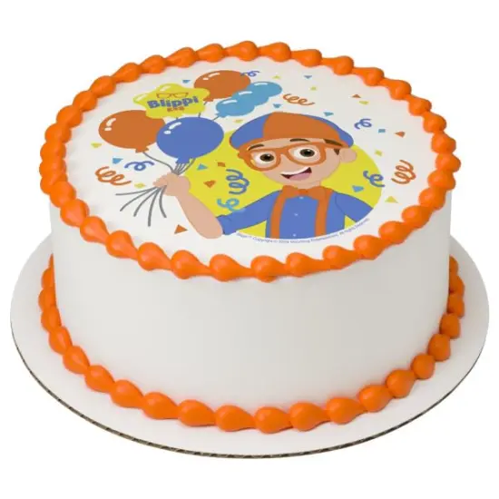 Blippi PhotoCake&reg; Edible Cake Topper Icing Image, {1}