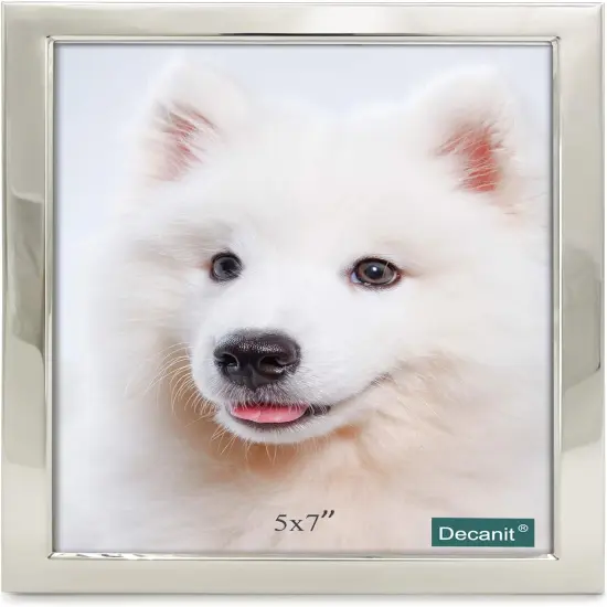 5x7 Picture Frames Silver Metal Photo Frames For Tabletop Display and Wall Decoration {1}