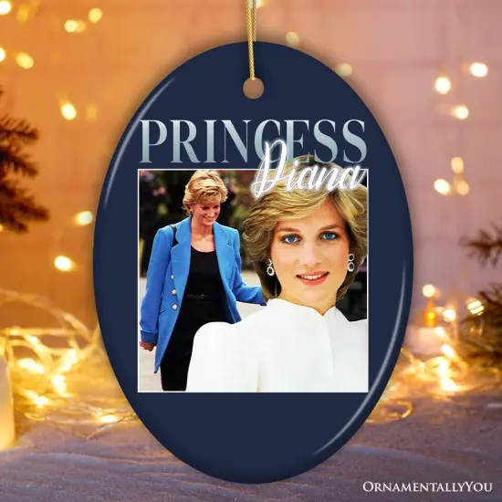 Regal Princess Diana Ornament, Elegant Gift and Decor for Royal Admirers {1}