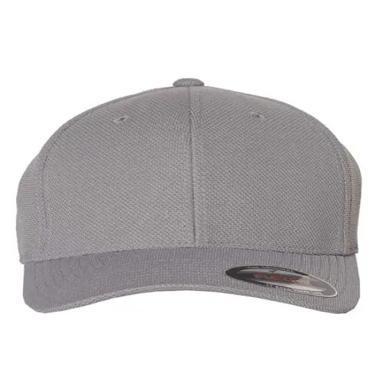 Flexfit&reg; Cool & Dry Pique Mesh Cap Grey {1}