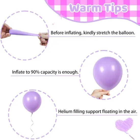Pink Purple Balloons Set (Pink Purple) {2}