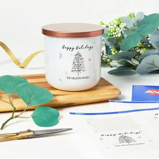 Avery Glossy Clear Square Labels with Sure Feed, 4" x 4" {3}