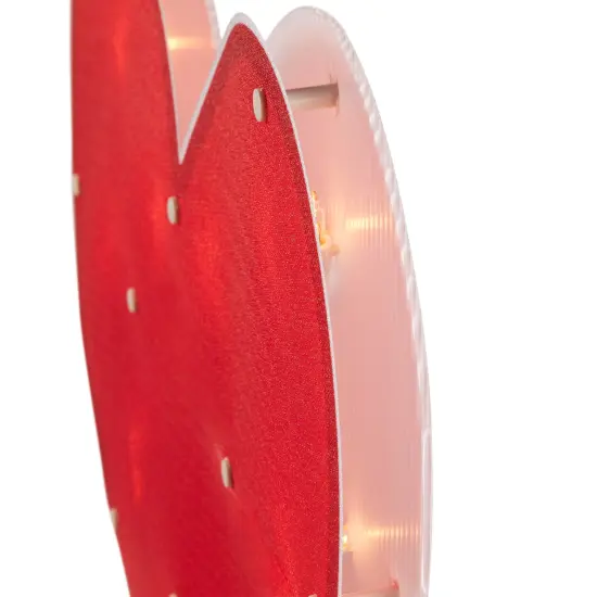 Northlight 14" Lighted Heart Valentine's Day Window Silhouette Red {7}