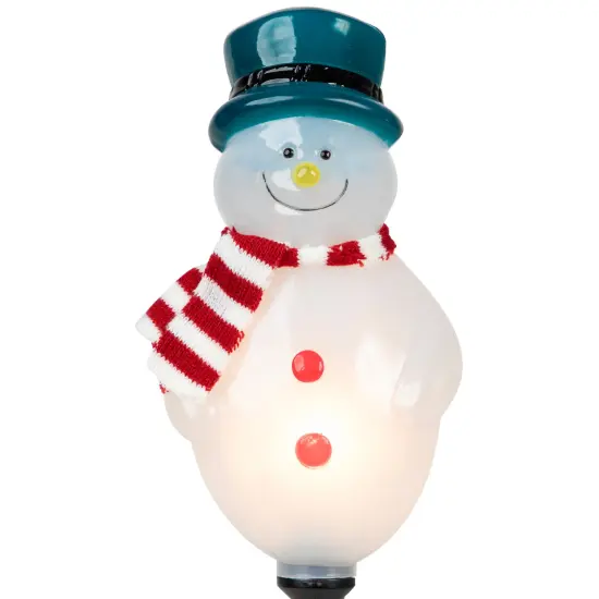 Northlight Lighted Snowmen Christmas Outdoor Pathway Markers - 16" - Set of 3 White {5}