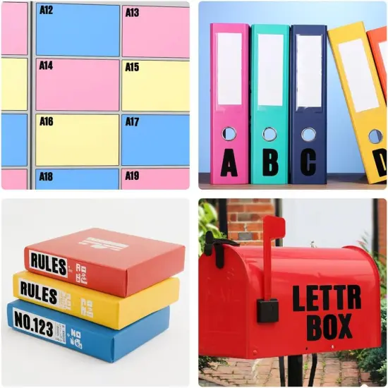 Alphabet Stickers - 10 Sheets Mailbox Numbers {5}