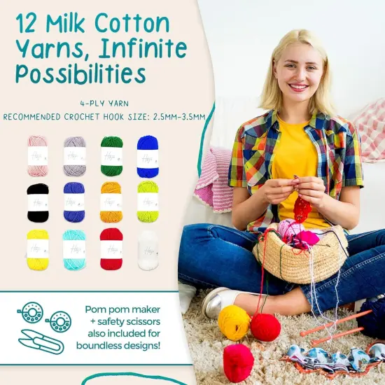 Blue Whale Crochet Kit with Accessories {4}