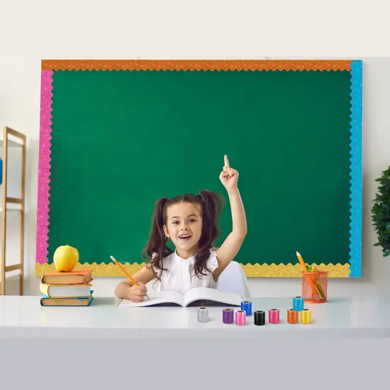16 Rolls 263 ft Bulletin Board Borders (Cute Color) {5}