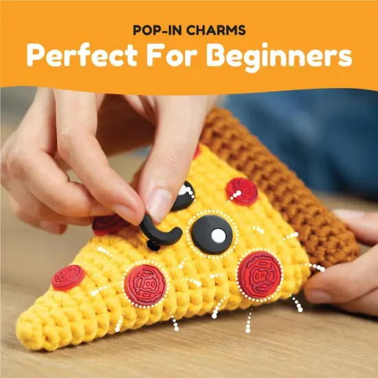 Pizza Crochet Kit for Beginners Kids and Adults {2}