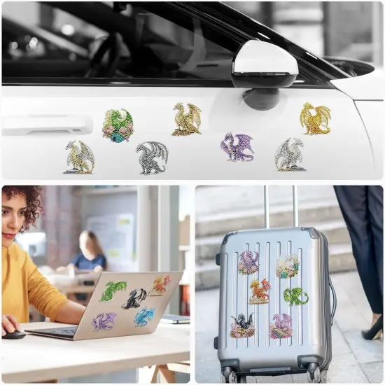 Dragon Diamond Painting Magnets {5}